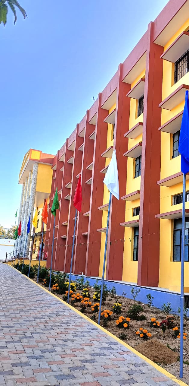 St. Mary's school building, side angle